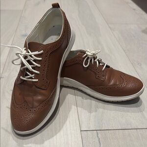 Cole Haan Brown and White Sneakers with Modern Design